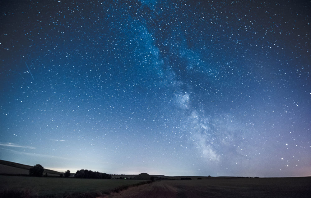 Stars over Silbury Hill (credit GreatWestWay.co.uk)