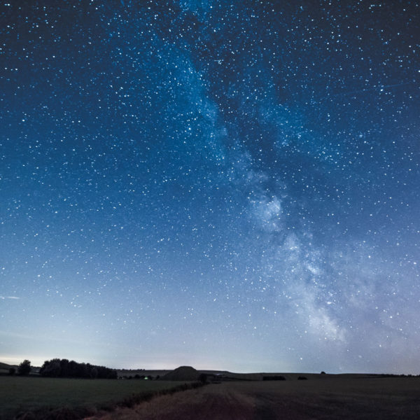 Stars over Silbury Hill (credit GreatWestWay.co.uk)