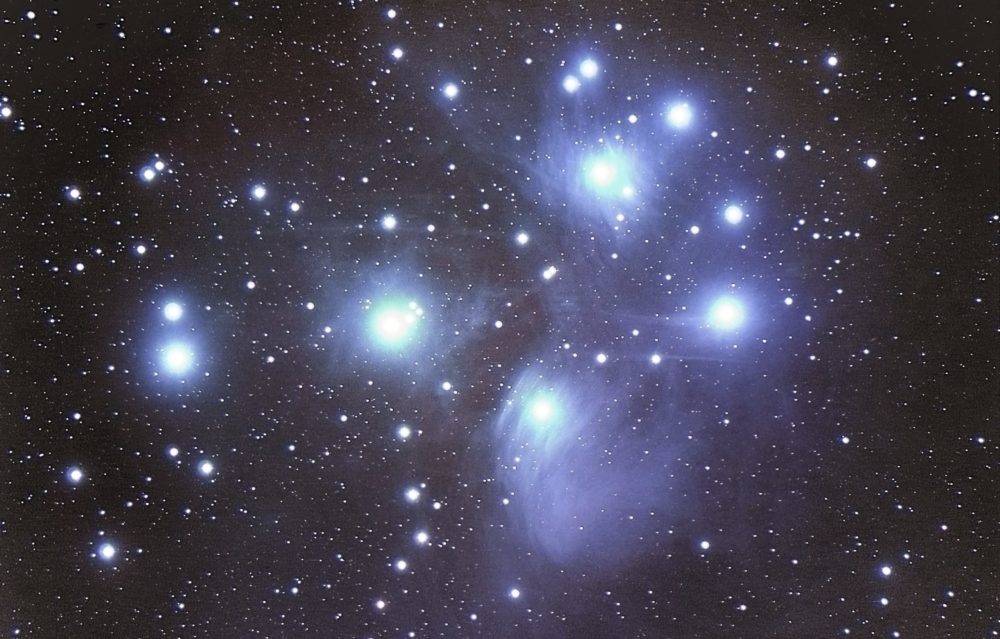 The Pleiades (Seven Sisters, M45) in Taurus Nick Hart