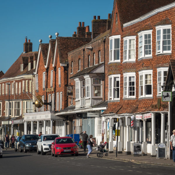 a high street scene